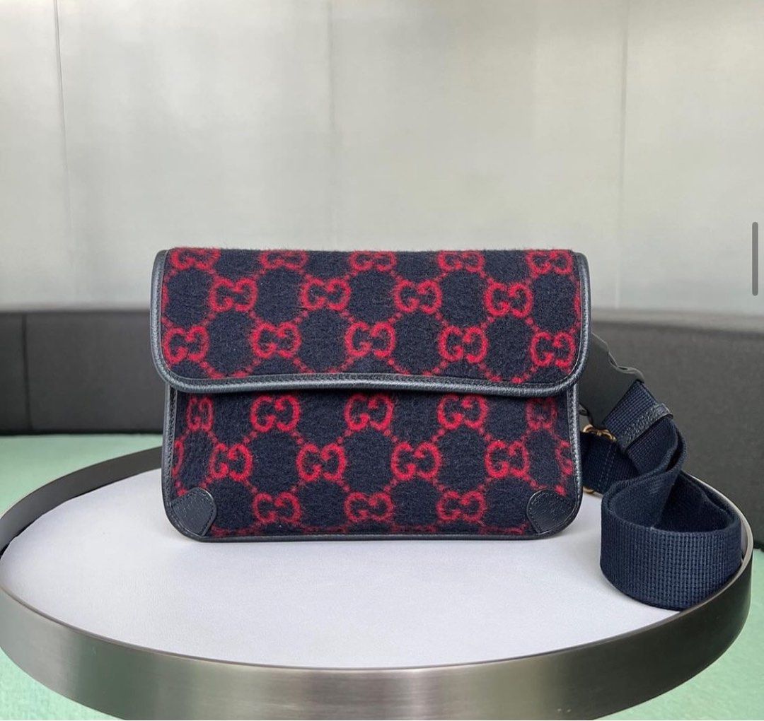 Red and blue gucci new arrivals bag