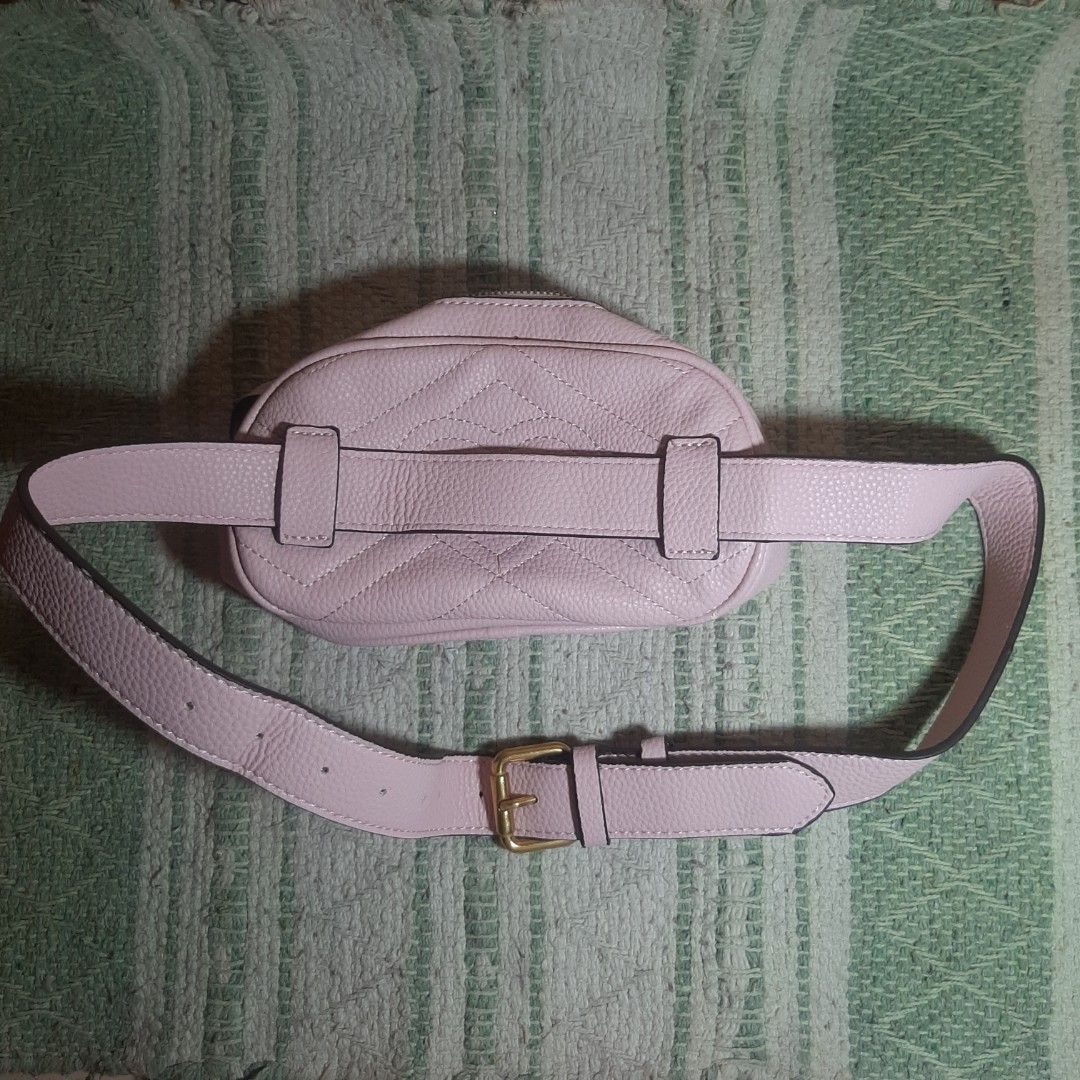 GUCCI GG MARMONT PINK LEATHER BELT BAG Women s Fashion Bags