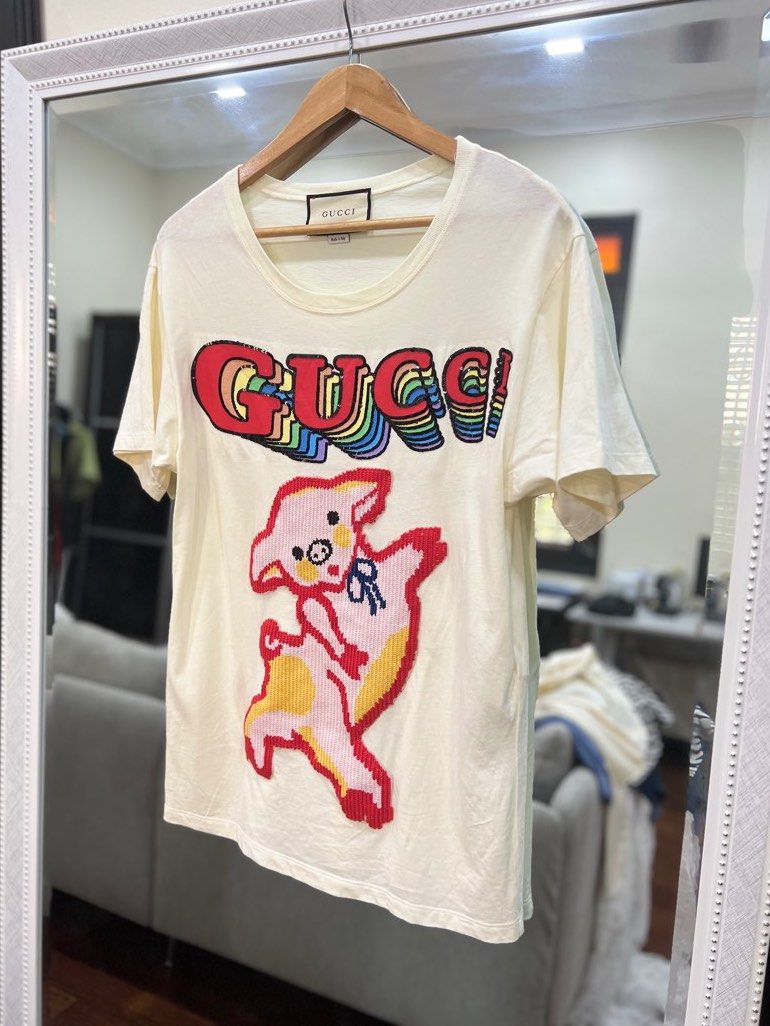 Gucci shirt clearance with pig