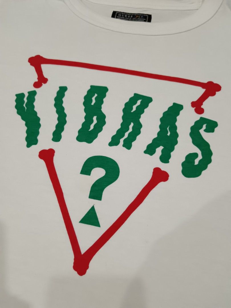 Guess x J.Balvin Vibras Tee Men s Fashion Tops Sets Tshirts