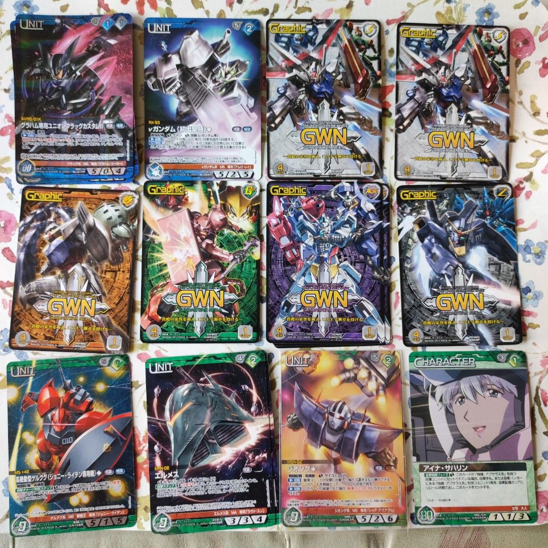 Gundam war nex-a 卡, 玩具收藏品, 集換式卡牌, 原色卡片- Carousell