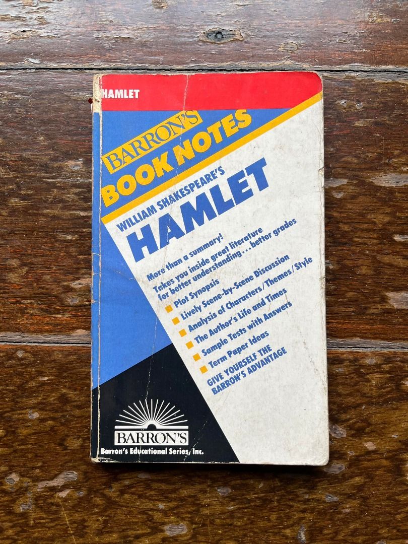 Hamlet - Barron's Book Notes, Hobbies & Toys, Books & Magazines ...
