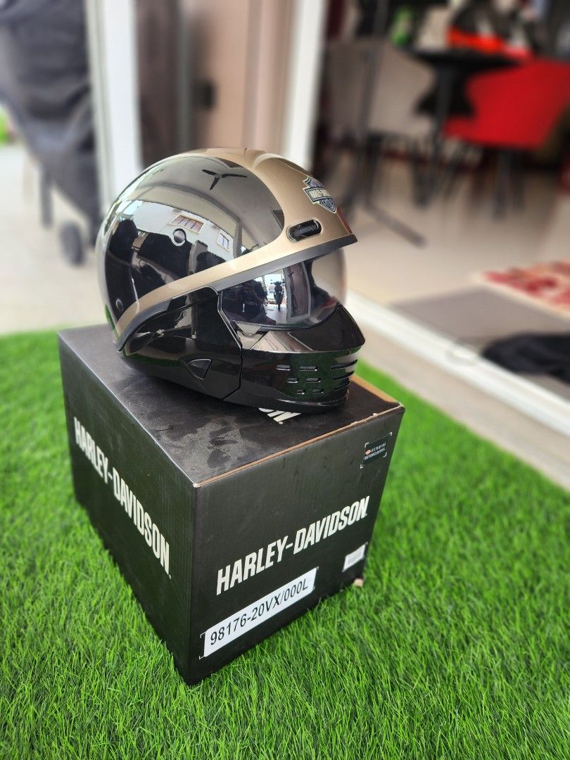 Harley Davidson Sport Glide 3 in 1 X07 Helmet Black Motorbikes