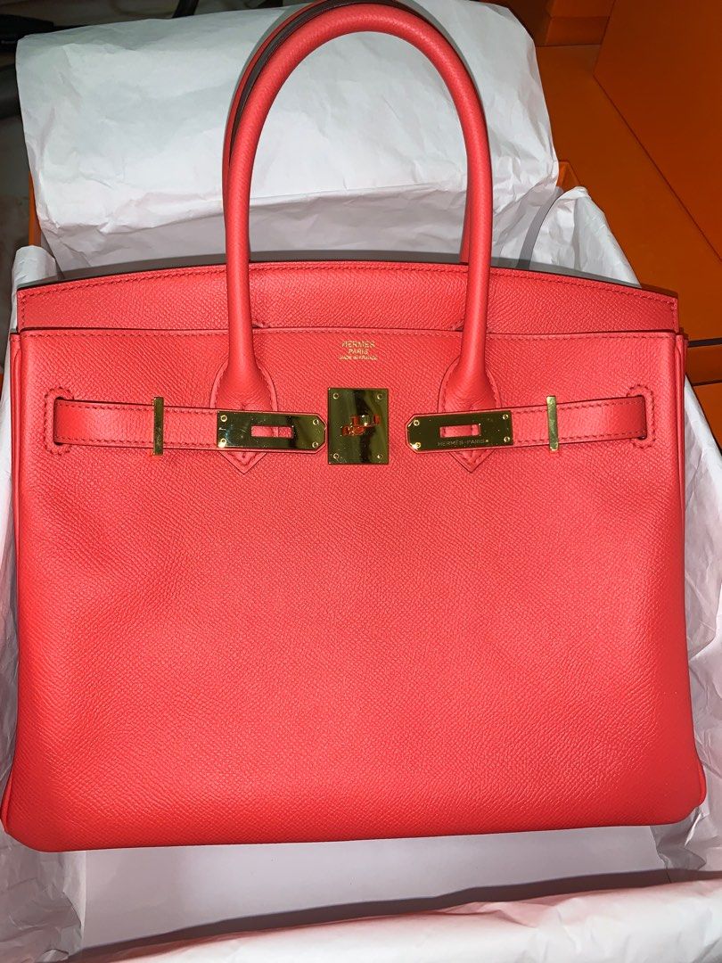 Hermes birkin 30 rose Jaipur epsom Ghw, Women's Fashion, Bags & Wallets,  Shoulder Bags on Carousell