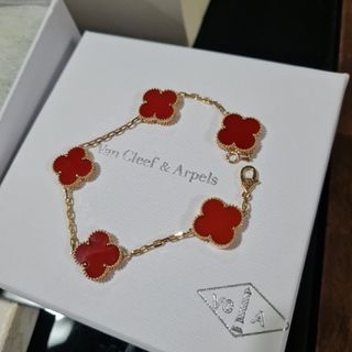 HK setting VCA bracelet 15mm serialized with inclusions