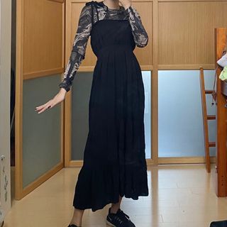 idvkorea 正韓 渡假風洋裝 綁帶蛋糕裙ops onsaturday 類似款