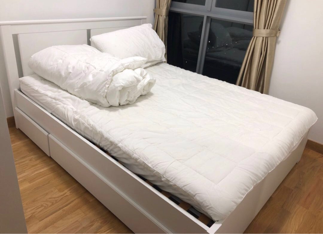 Ikea songesand online bed slats