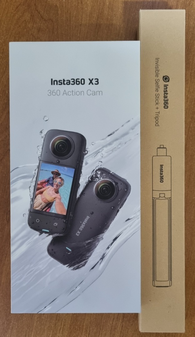 Insta360 X3, Action Cam + Invisible Selfie Stick, Photography, Video ...