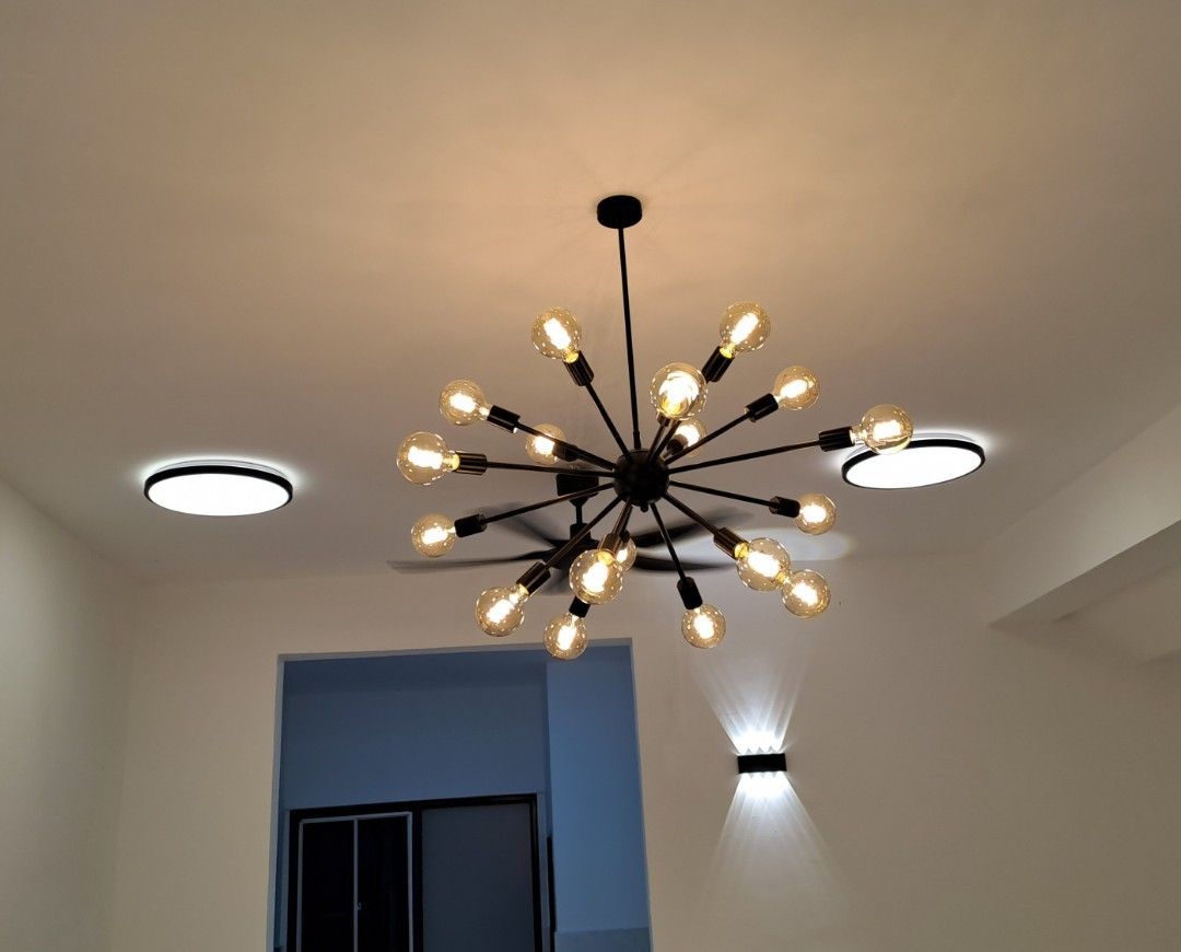 Installation Service Pasang Lampu Kipas LED Lighting Fan Heater Switch