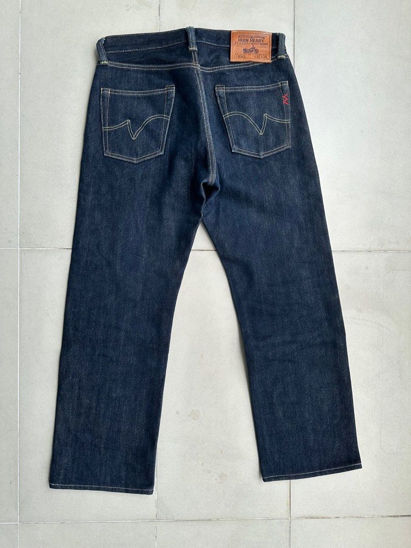 Iron Heart 21oz 634 IndigoSelvedge Denim, Men's Fashion, Bottoms