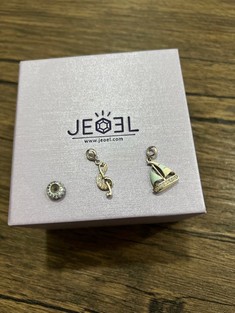 Jeoel charms music notes and boat Women s Fashion Jewelry Organisers Charms on Carousell