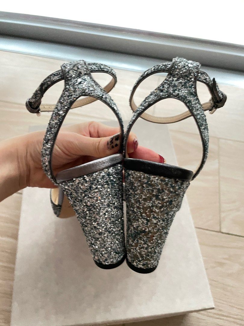 Jimmy choo discount micky glitter
