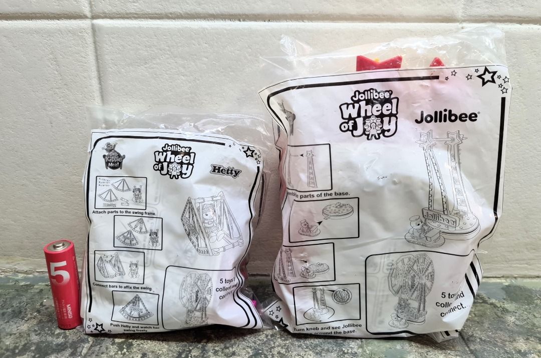 JOLLIBEE & HETTY Jollibee WHEEL OF JOY Kiddie Meal Toy Series