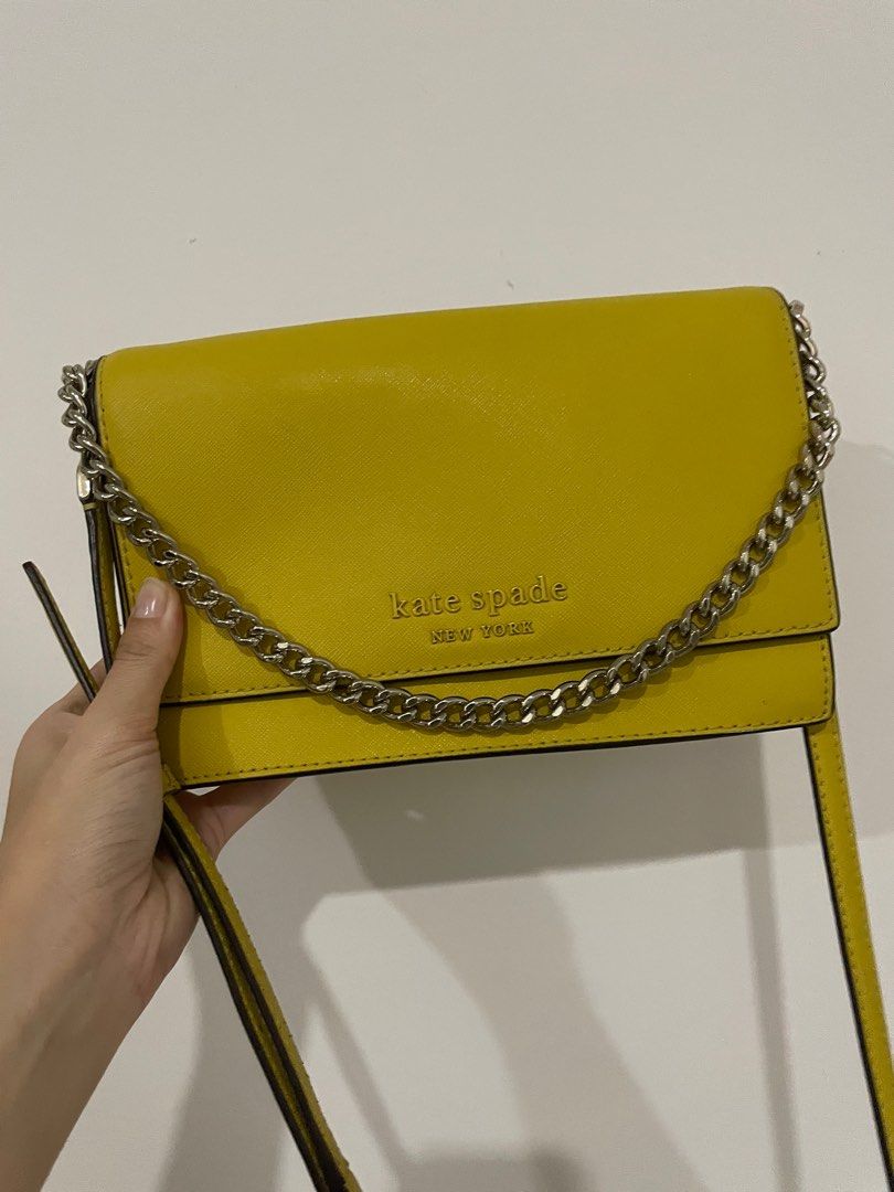 Kate spade yellow crossbody on sale