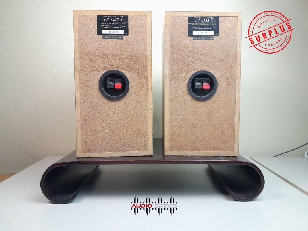 Kenwood Kenwood LS SJ55 S 2 way HiFi Bookshelf Speakers Audio