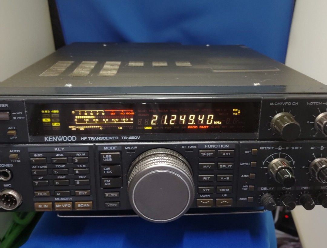 アマチュア無線KENWOOD TS-450V(改100W)