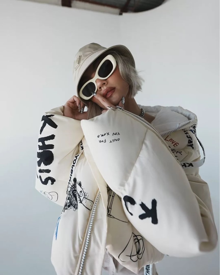 Korean peggy gou white sunglasses unisex jb omah lay kacamata oval ...