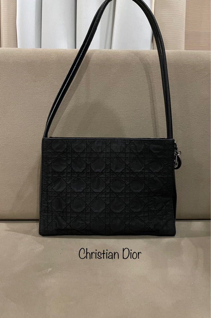 Lady Dior Nylon Quilted & Leather Shoulder Bag (Category: Luxury Bags & Wallets) located in Paranaque City. Submitted by katlouieleandicho (Listing ID 1263376045, Image 1). Description: 💯Authentic Made in Italy Rank A.