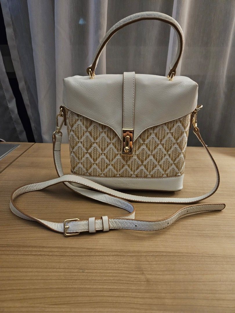 Lancaster Wicker Box Bag