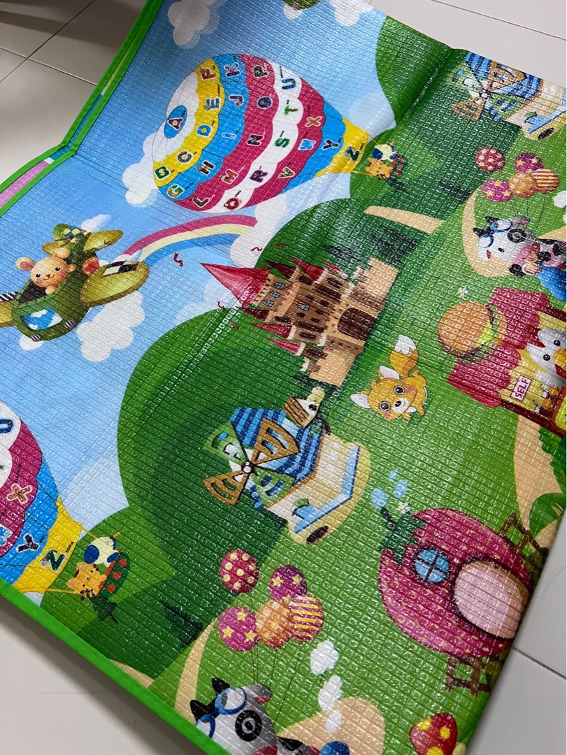 Large Reversible Playmat Alphabet, Babies & Kids, Infant Playtime on