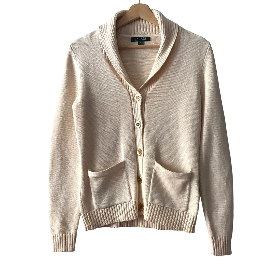 Rl shawl discount collar cardigan