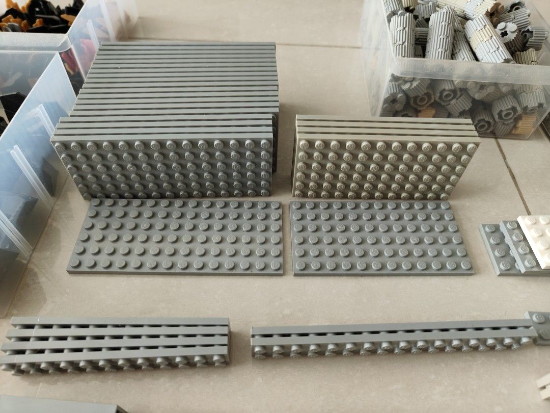 Lego assorted bricks and tiles, Hobbies & Toys, Toys & Games on Carousell