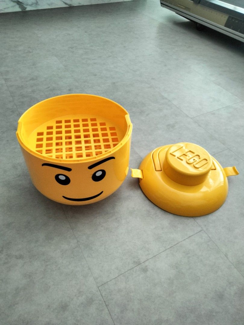Lego head best sale storage with handle