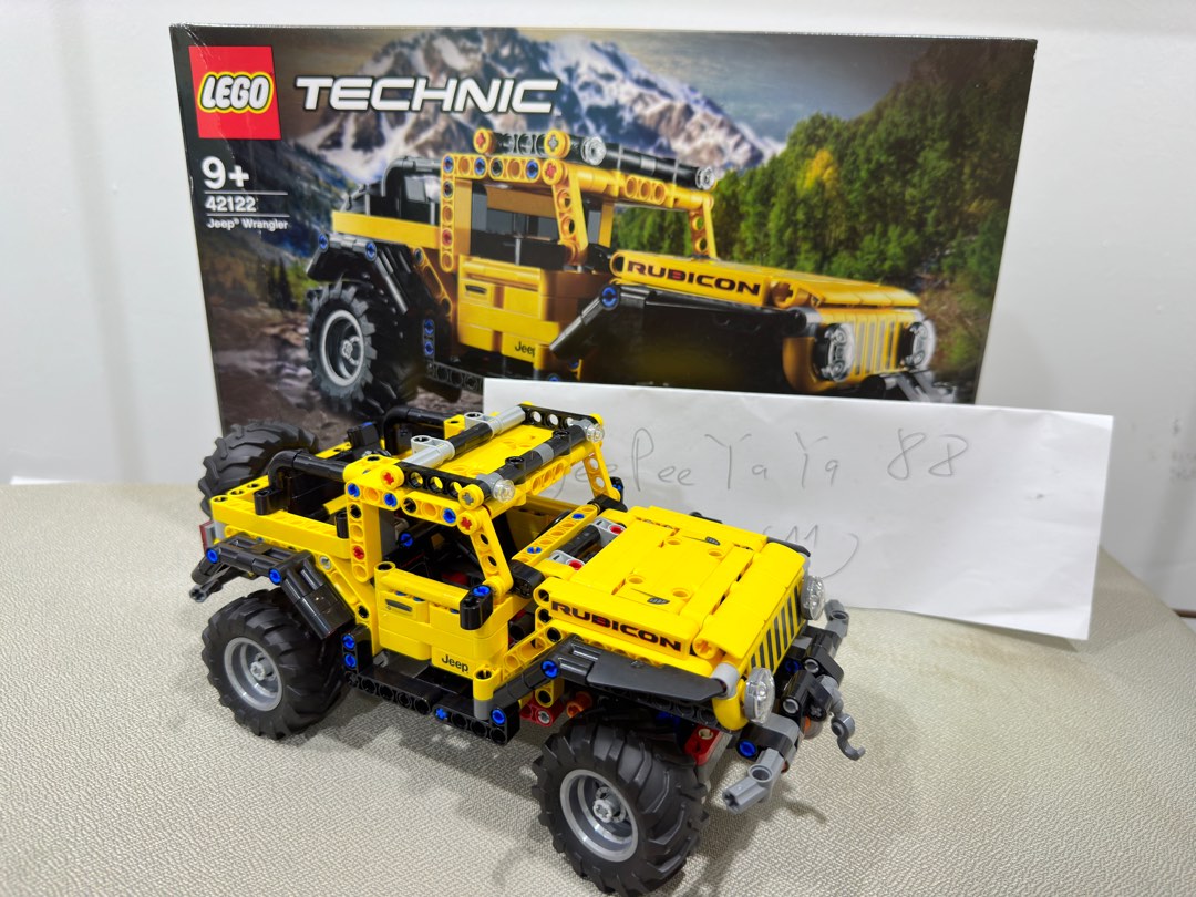 Lego shop yellow jeep