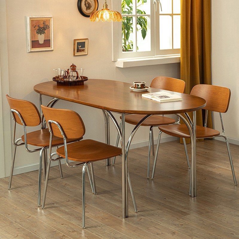 Oval pine on sale dining table
