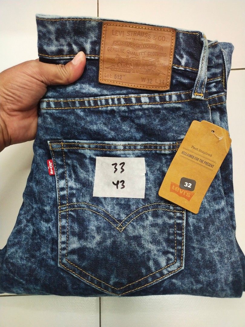 Levis 512 discount acid wash