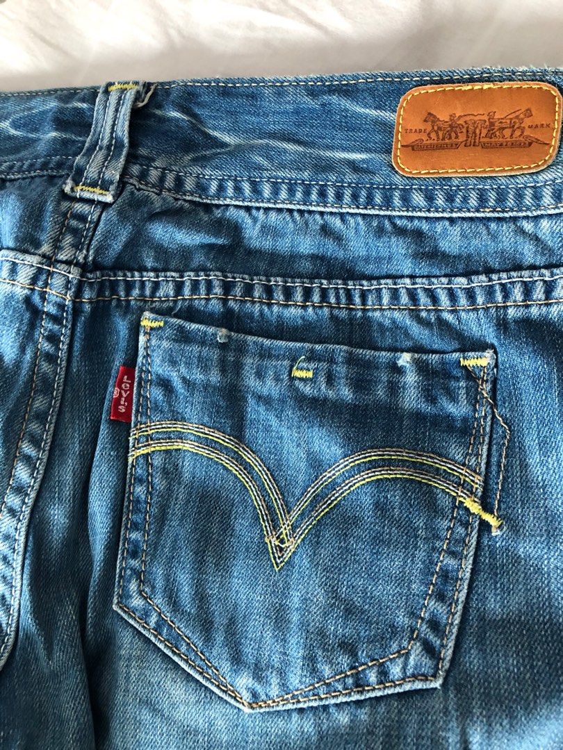 Levis flap pocket jeans womens hot sale