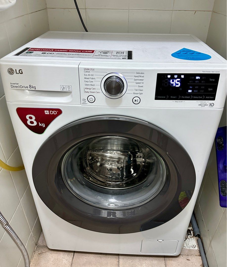 LG Washing Machine 8kg, TV & Home Appliances, Washing Machines and ...