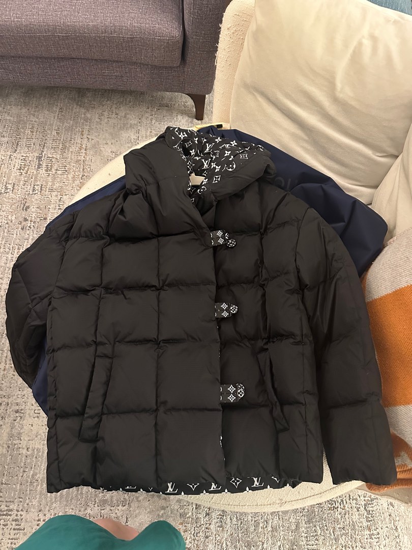 Louis vuitton black puffer jacket shop