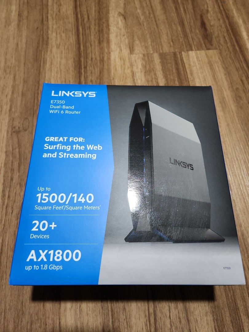 Linksys AX1800 Wi-Fi 6 Router, Computers & Tech, Parts & Accessories ...