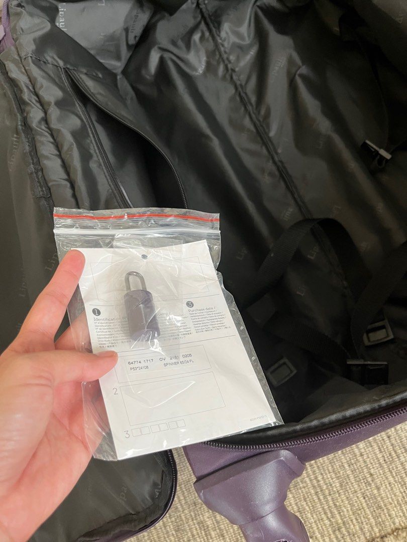 LIPAULT LUGGAGE WITH ORIGINAL LOCK, Hobbies & Toys, Travel, Luggage on Carousell