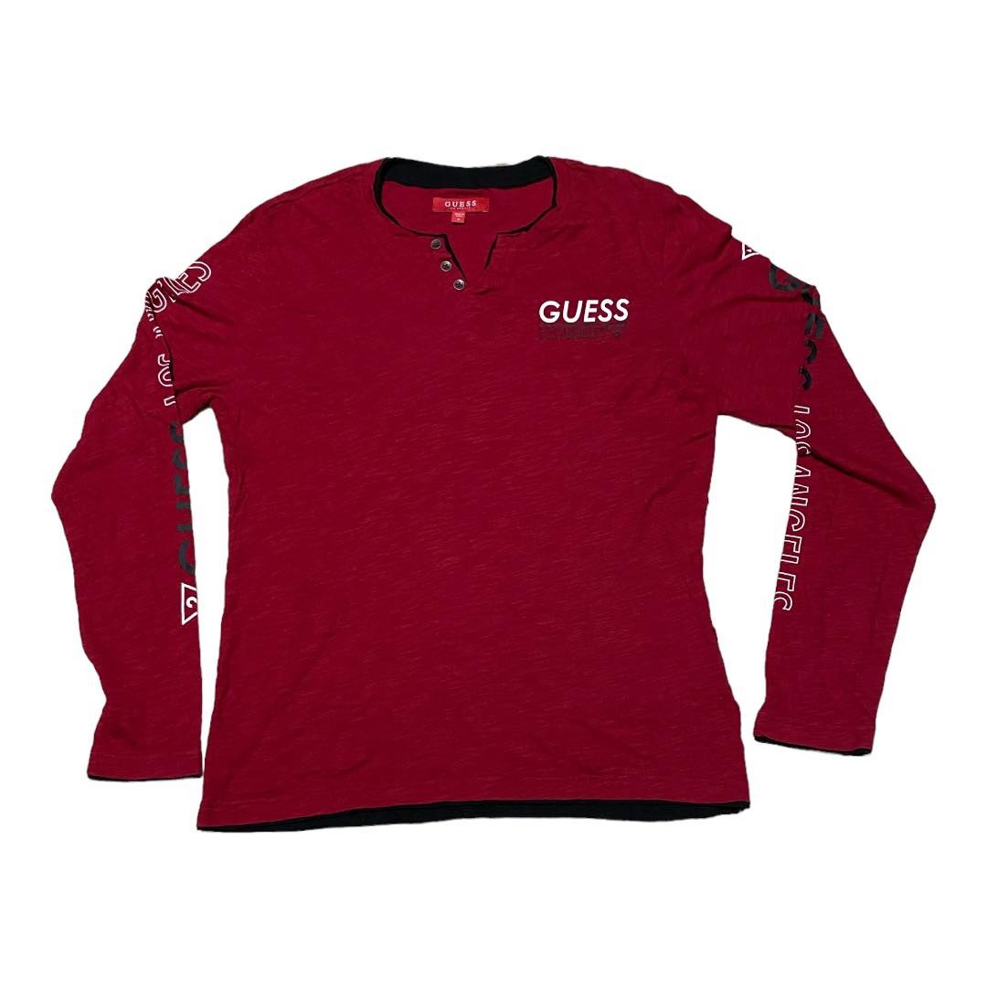Guess los angeles long sleeve shirt top