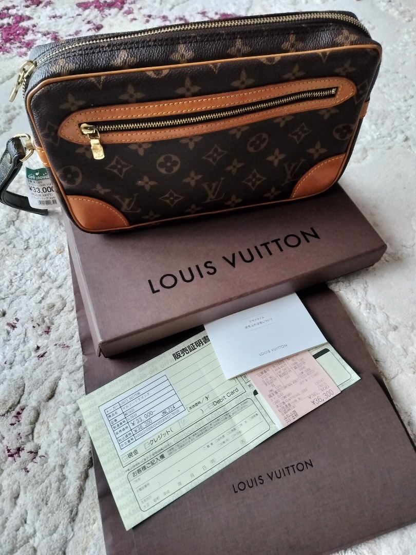 Louis Vuitton 1991 pre-owned Marly Dragonne PM Clutch Bag - Farfetch