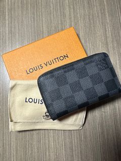 Louis Vuitton M60895 Damier Graphite 帆布系列錢夾老花尺寸： 12x9cm