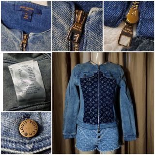 Louis Vuitton Monogram Tailored Denim Jacket, Men's Fashion, Coats, Jackets  and Outerwear on Carousell