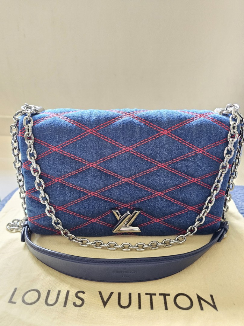 GO-14 MM Bag - Luxury Malletage Leather Blue