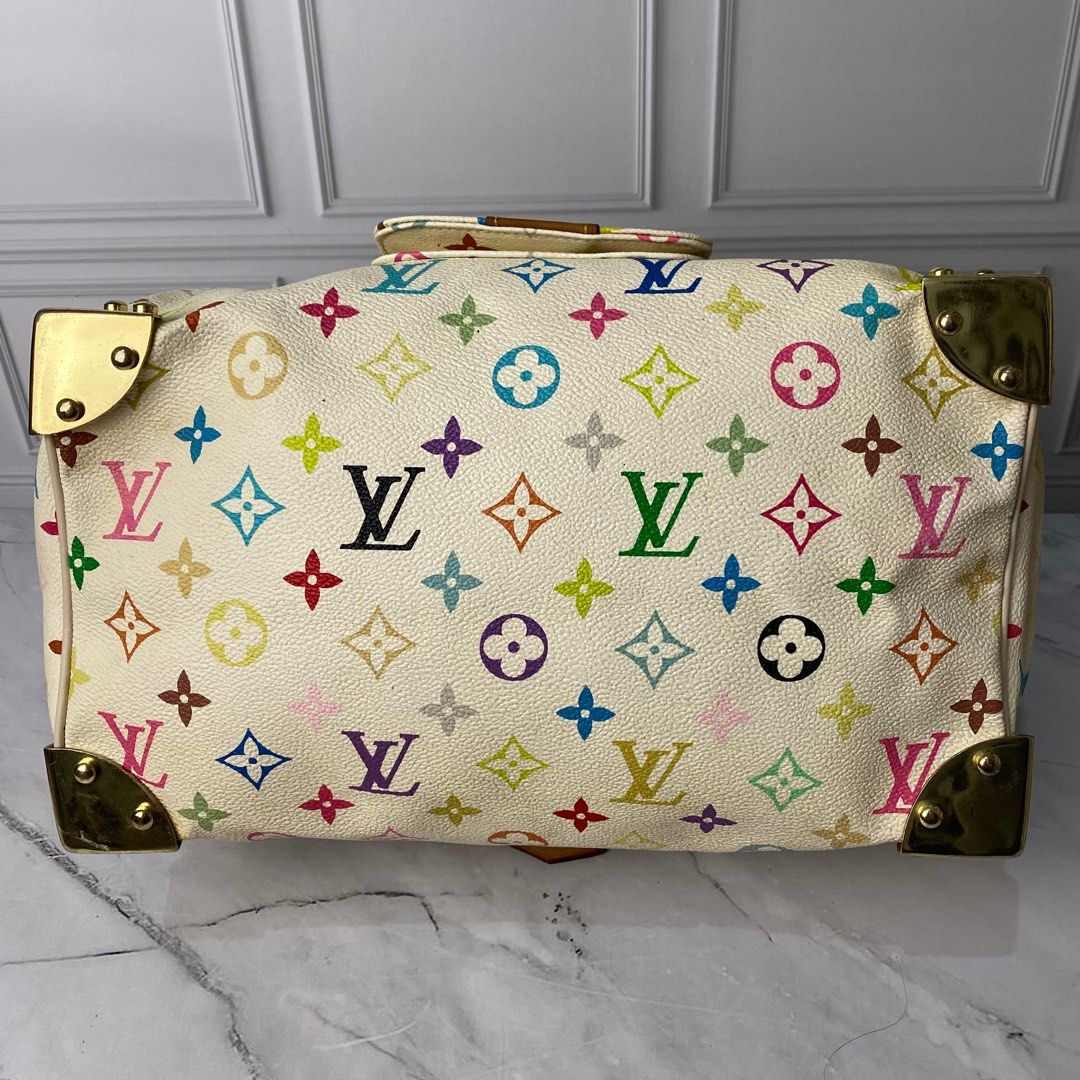 LOUIS VUITTON Monogram Miroir Bellevue PM Dore Gold 1268238