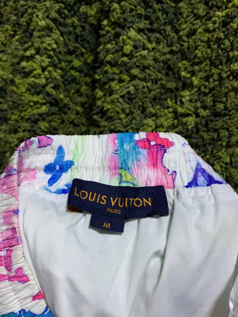 Louis Vuitton Watercolor collection swim shorts, Men's Fashion, Bottoms,  Shorts on Carousell