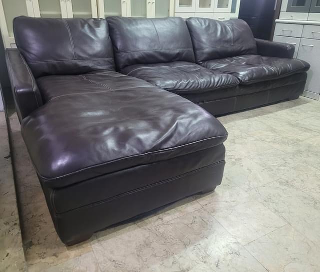 Ltype leather sofa Japan surplus, Furniture & Home Living, Furniture