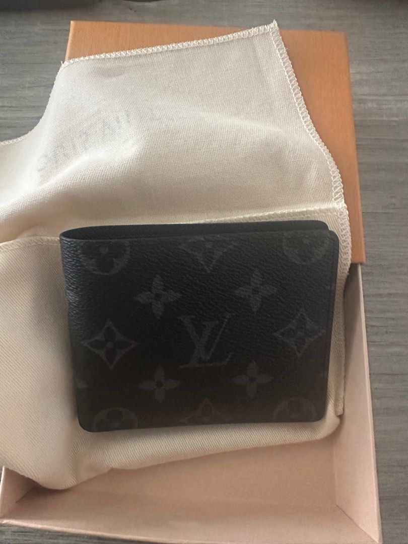 LOUIS VUITTON M61695 MULTIPLE WALLET MONOGRAM ECLIPSE WALLET, Luxury, Bags  & Wallets on Carousell