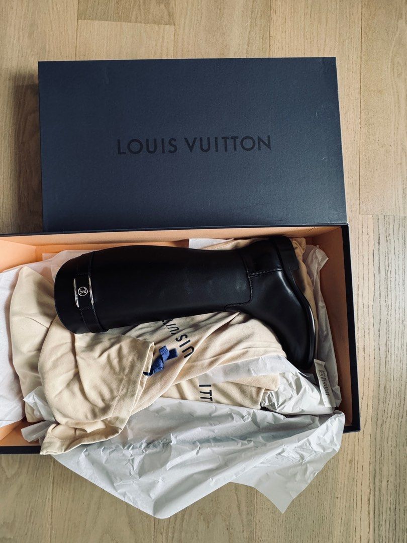 Louis Vuitton Westside Flat High Boot, Brown, 38