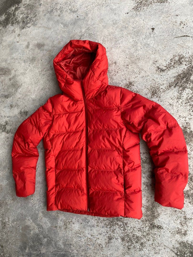 Uniqlo red new arrivals puffer
