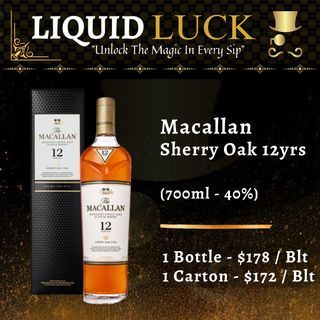 Macallan Sherry Oak 12 Years (Agent Stock)
