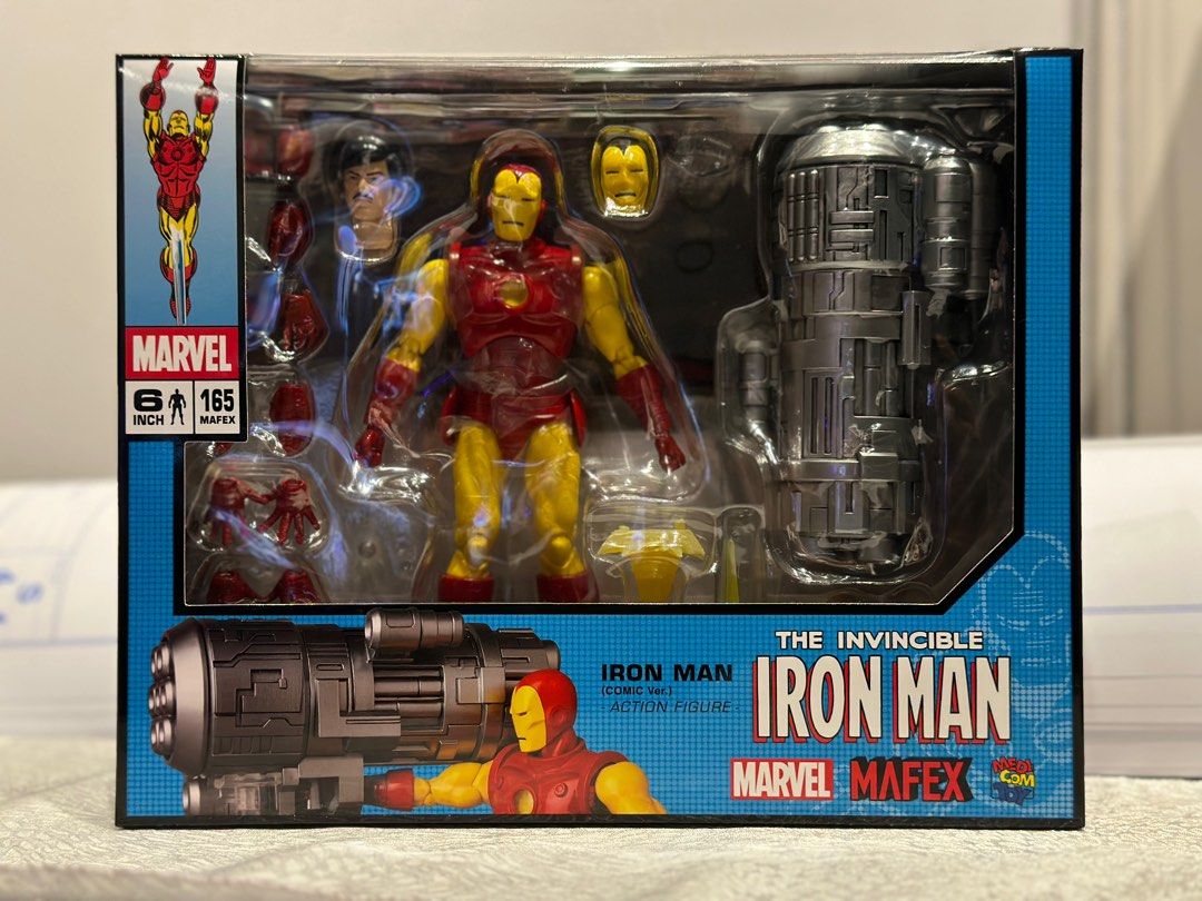 Mafex 165 - The Invincible Iron Man (Category: Figurines & Statues) located in Angeles City. Submitted by mr.nook (Listing ID 1263365720, Image 1). Description: Mafex 165 - The Invincible Iron Man MiSB (Mint in Sealed Box) .