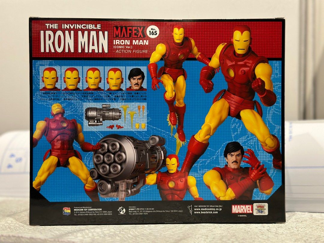 Mafex 165 - The Invincible Iron Man (Category: Figurines & Statues) located in Angeles City. Submitted by mr.nook (Listing ID 1263365720, Image 2). Description: Mafex 165 - The Invincible Iron Man MiSB (Mint in Sealed Box) .