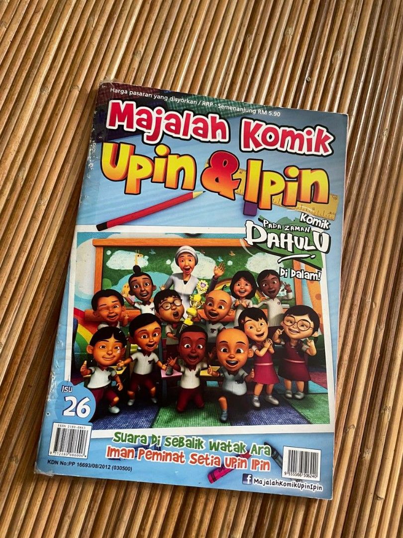 Majalah Komik Upin And Ipin Isu 26 2012 [limited Edition Rare